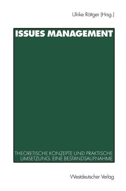 Vorderes Coverbild Issues Management