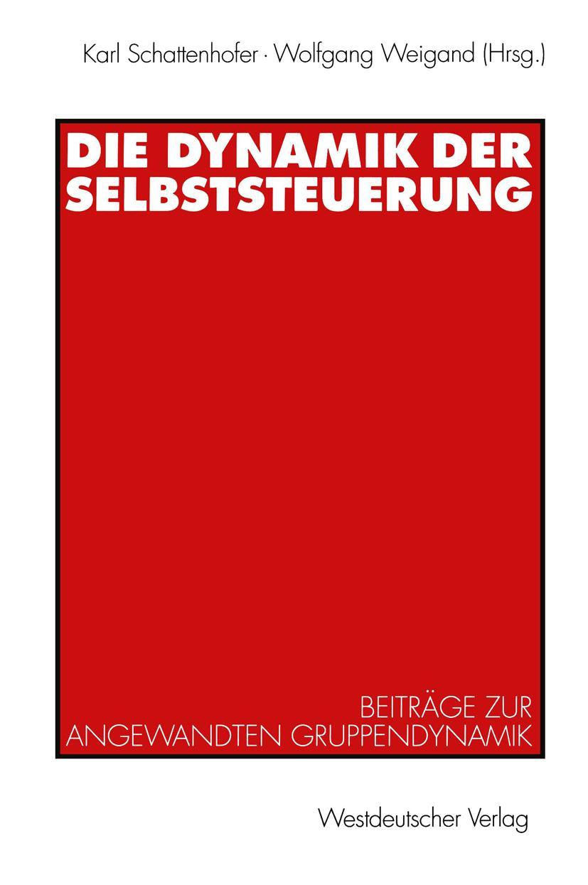 Vorderes Coverbild Die Dynamik der Selbststeuerung