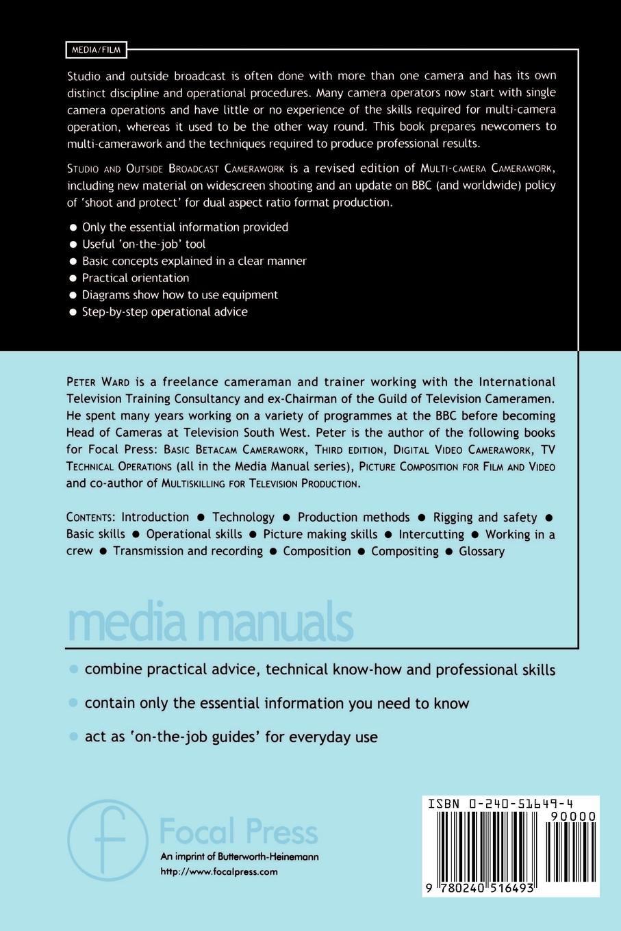 Rückseitencover Studio and Outside Broadcast Camerawork