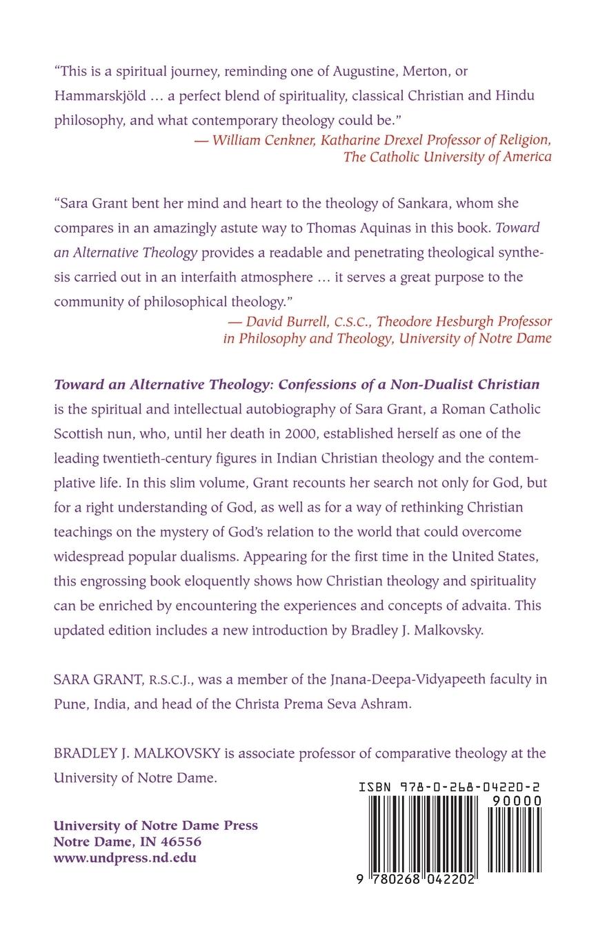 Rückseitencover Toward an Alternative Theology