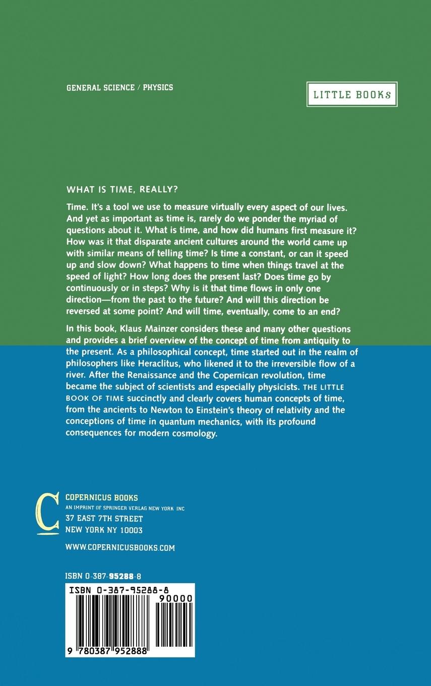 Rückseitencover The Little Book of Time