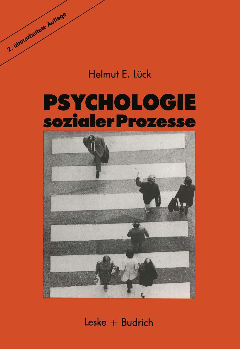Vorderes Coverbild Psychologie sozialer Prozesse