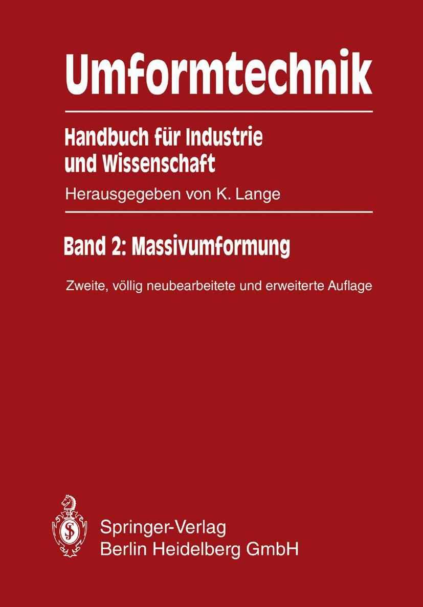 Vorderes Coverbild Umformtechnik Handbuch für Industrie und Wissenschaft