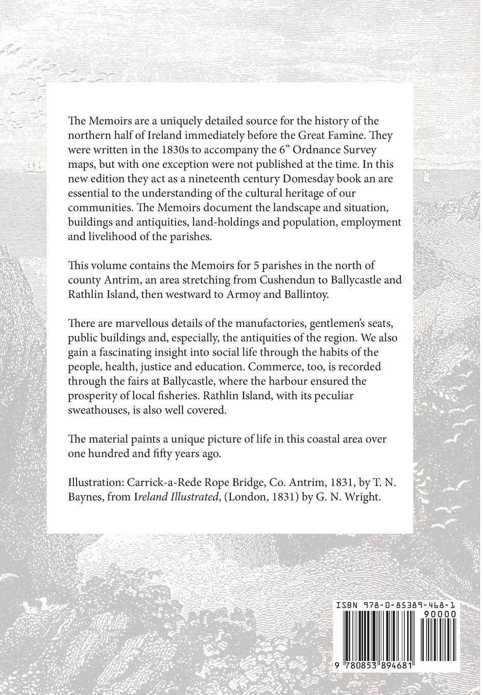 Rückseitencover Ordnance Survey Memoirs of Ireland, Vol 24