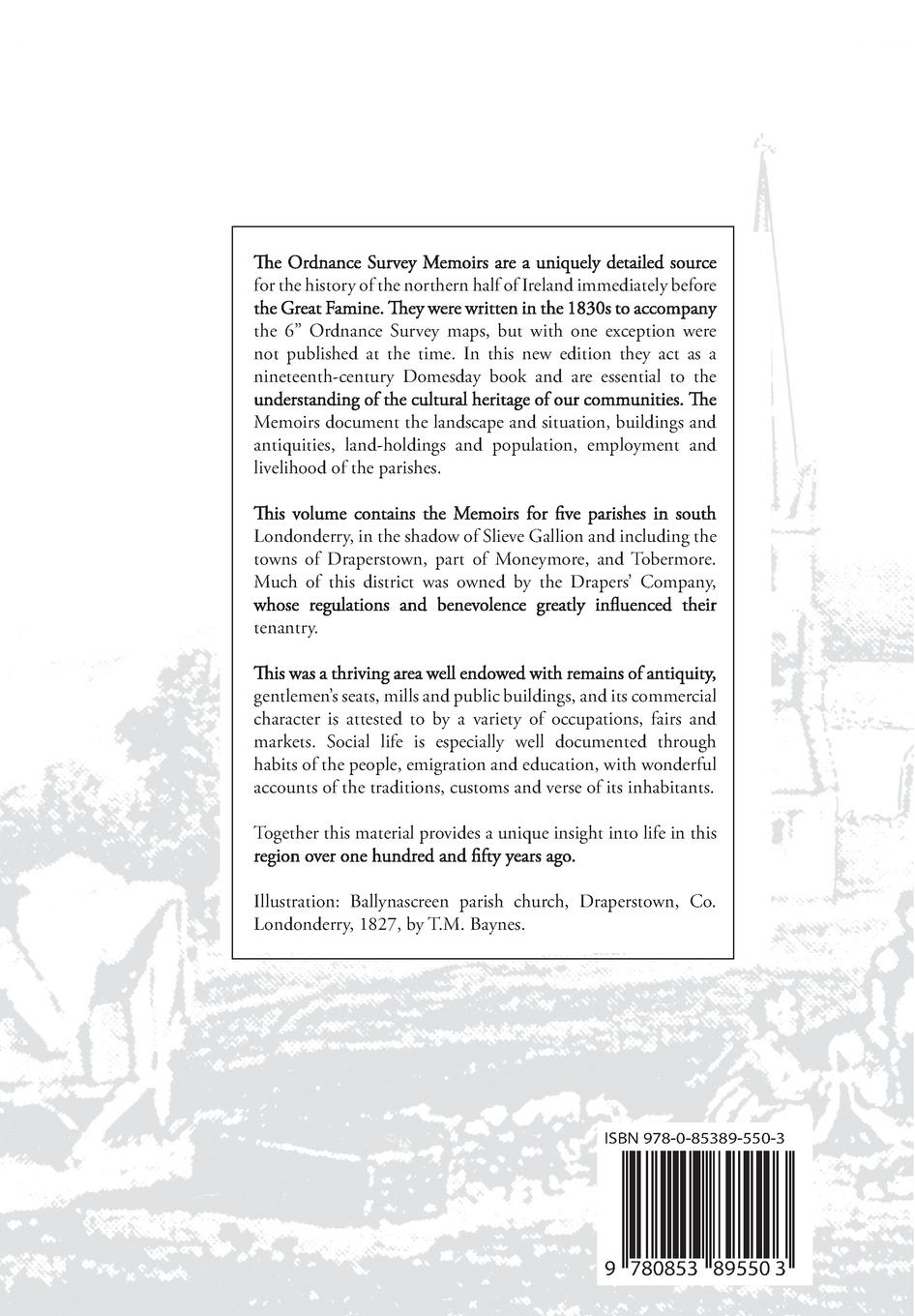 Rückseitencover Ordnance Survey Memoirs of Ireland, Vol 31