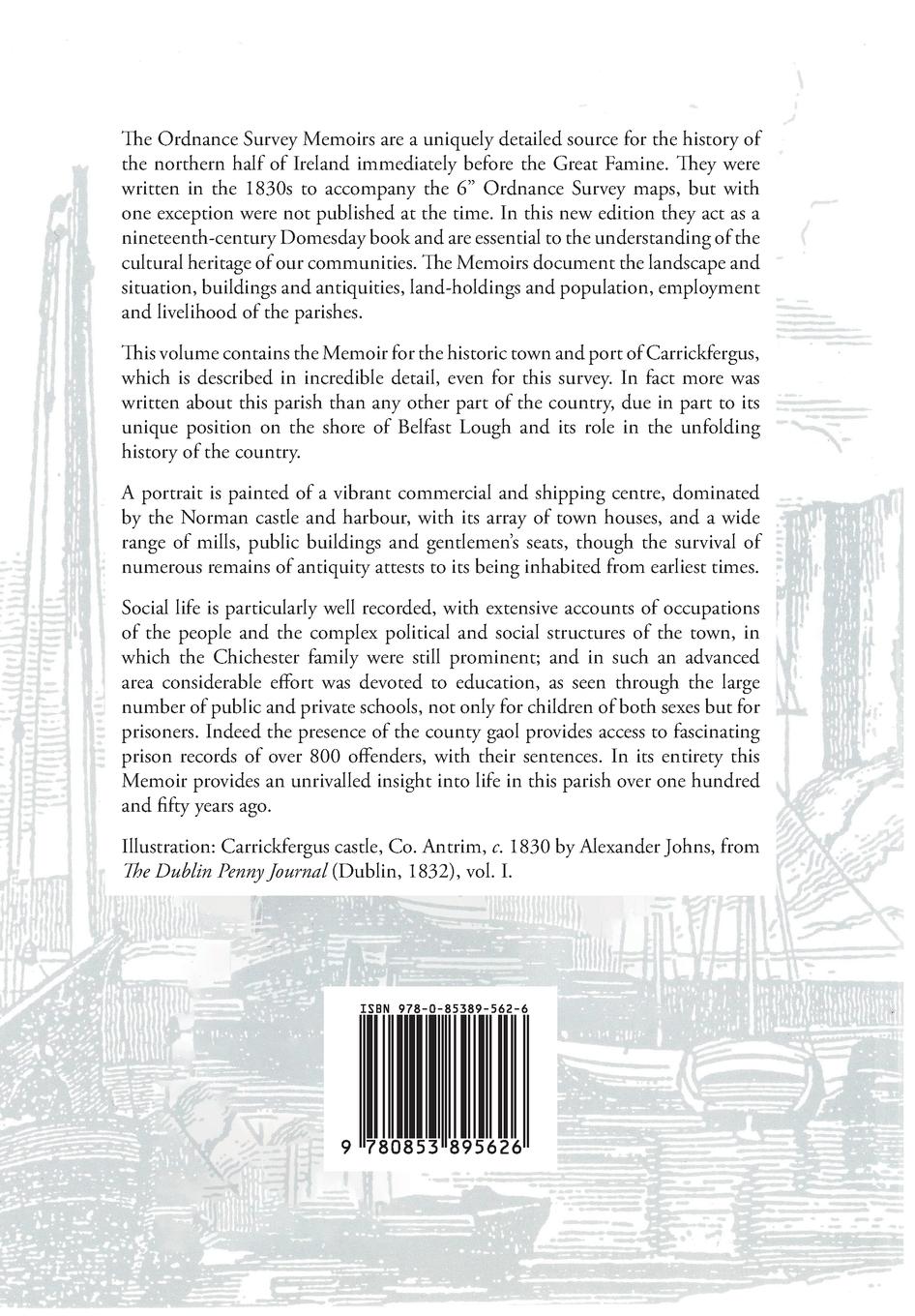 Rückseitencover Ordnance Survey Memoirs of Ireland, Vol 37