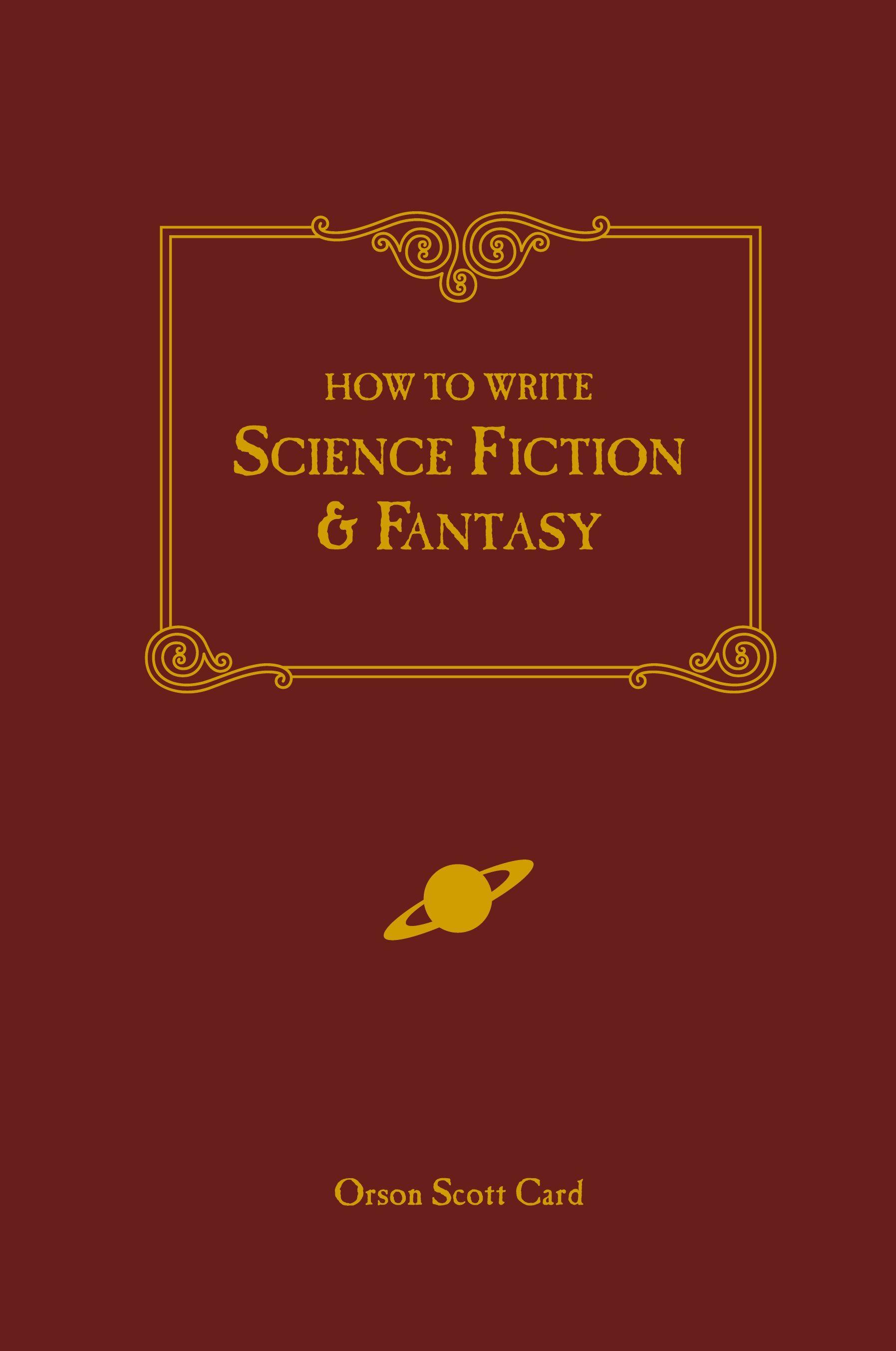 Vorderes Coverbild How to Write Science Fiction & Fantasy