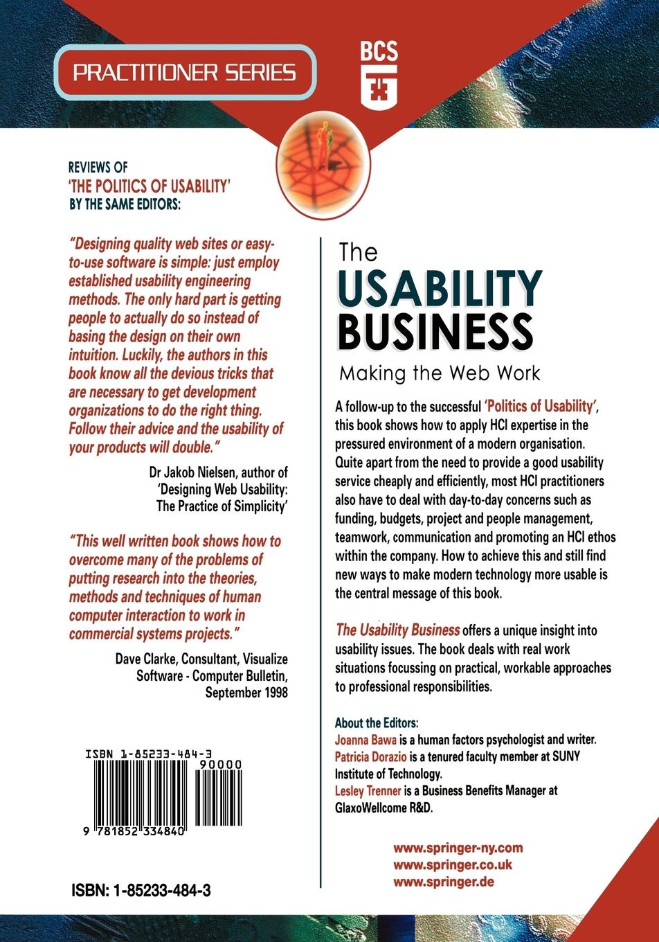 Rückseitencover The Usability Business