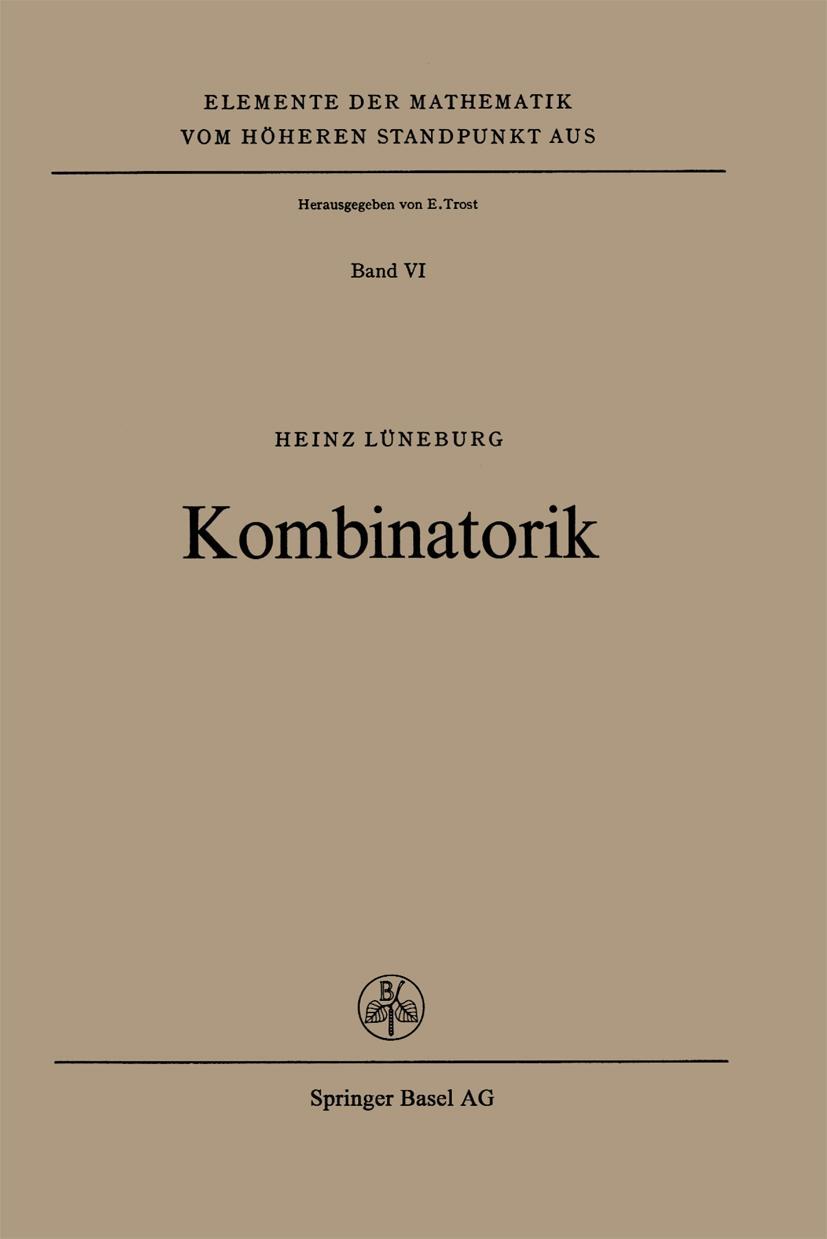 Vorderes Coverbild Kombinatorik