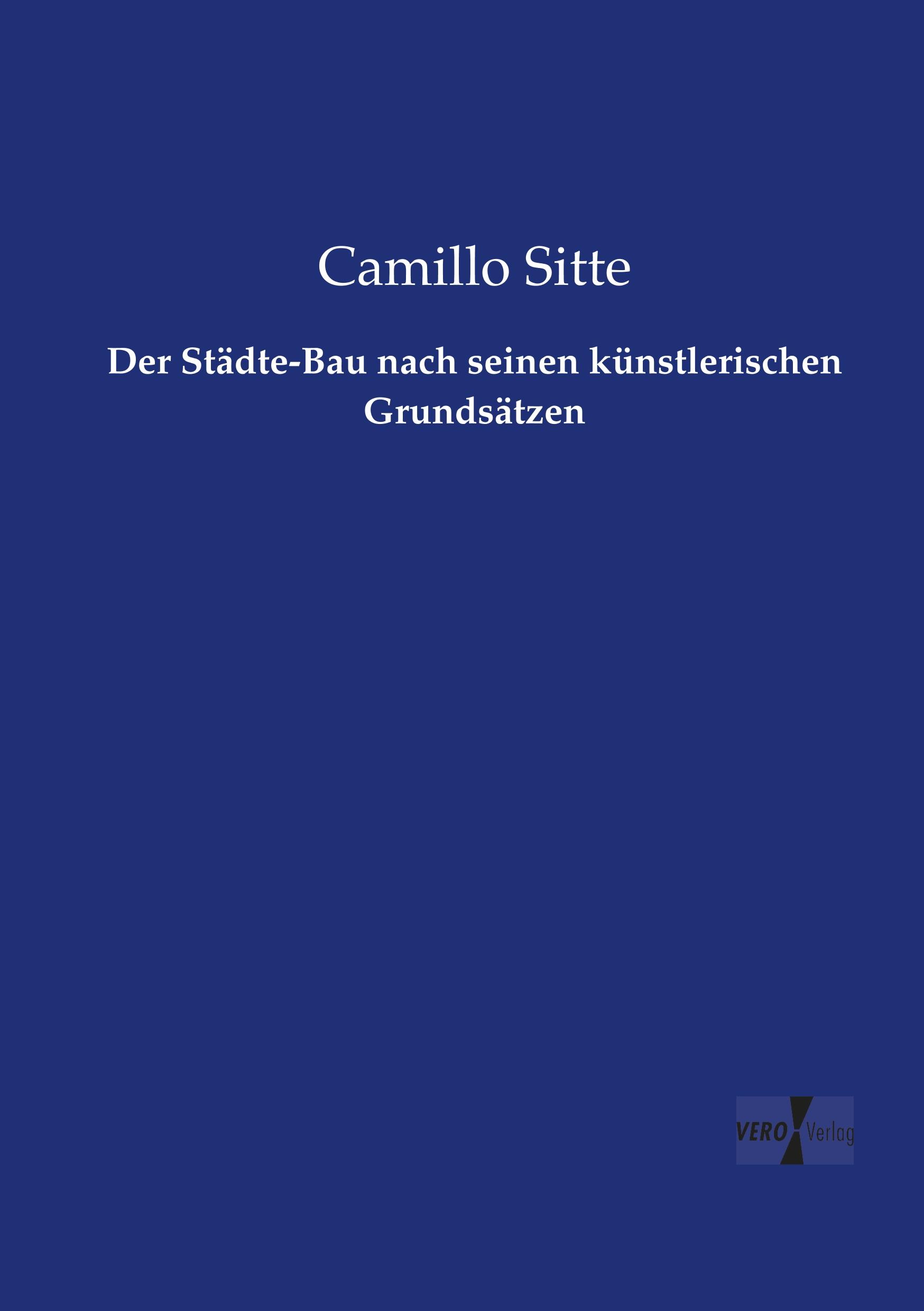 Vorderes Coverbild Der Städte-Bau nach seinen künstlerischen Grundsätzen