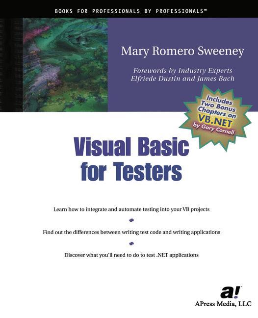 Vorderes Coverbild Visual Basic for Testers