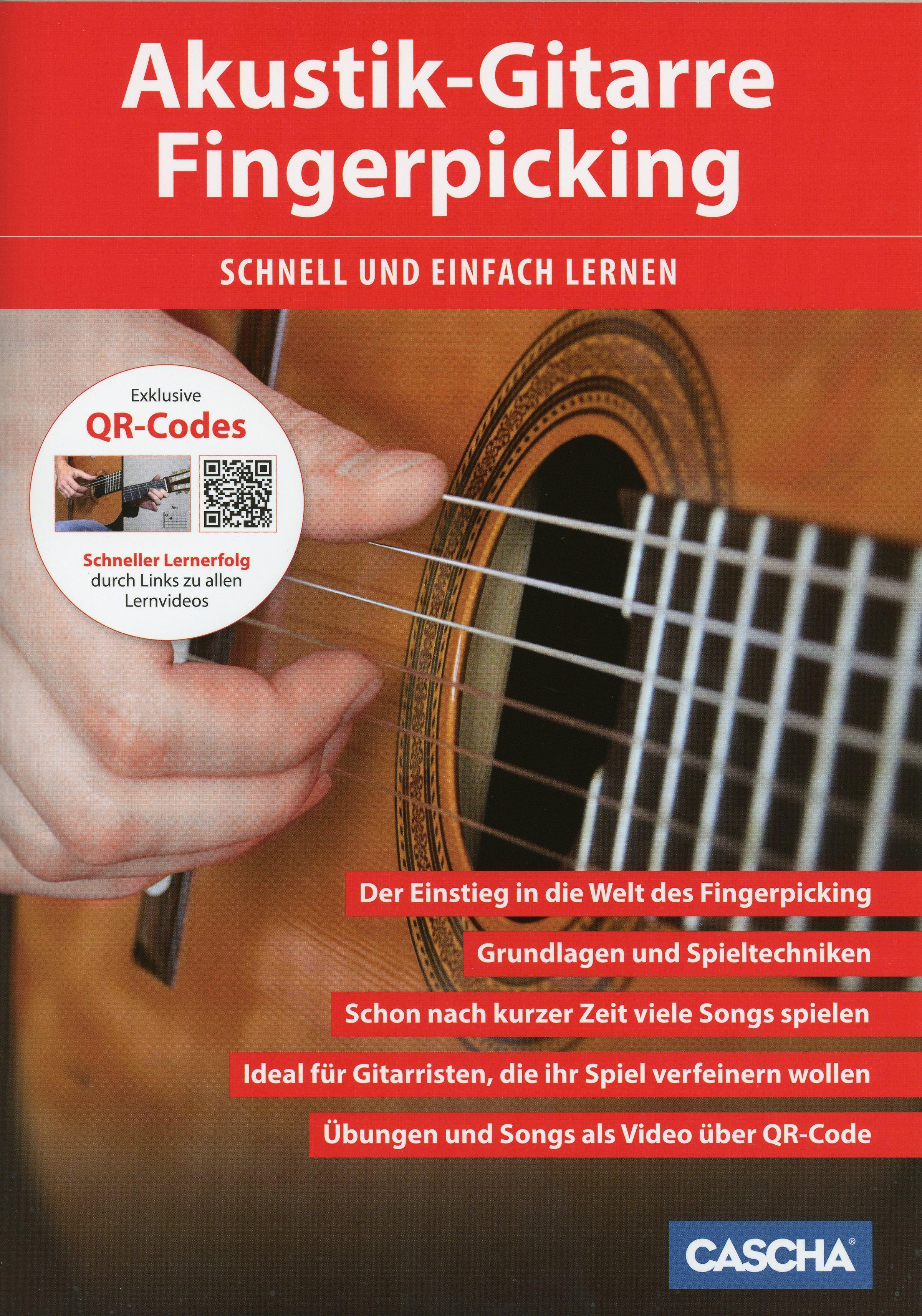 Vorderes Coverbild Akustik-Gitarre Fingerpicking - Schnell und einfach lernen