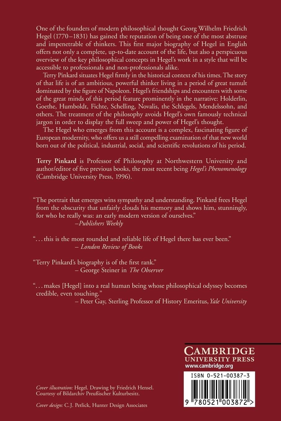 Rückseitencover Hegel