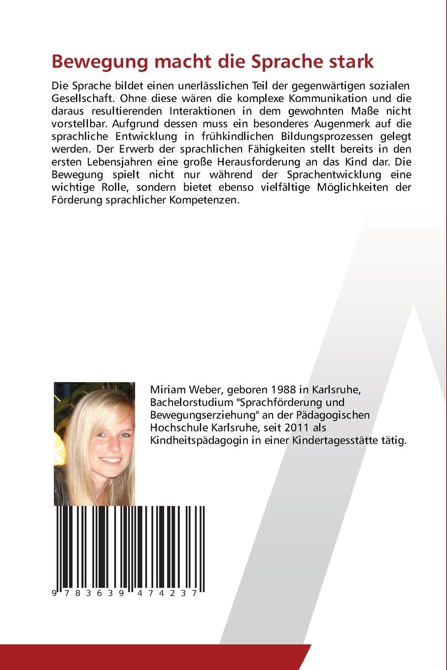 Rückseitencover Bewegung macht die Sprache stark