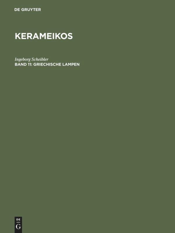 Vorderes Coverbild Griechische Lampen