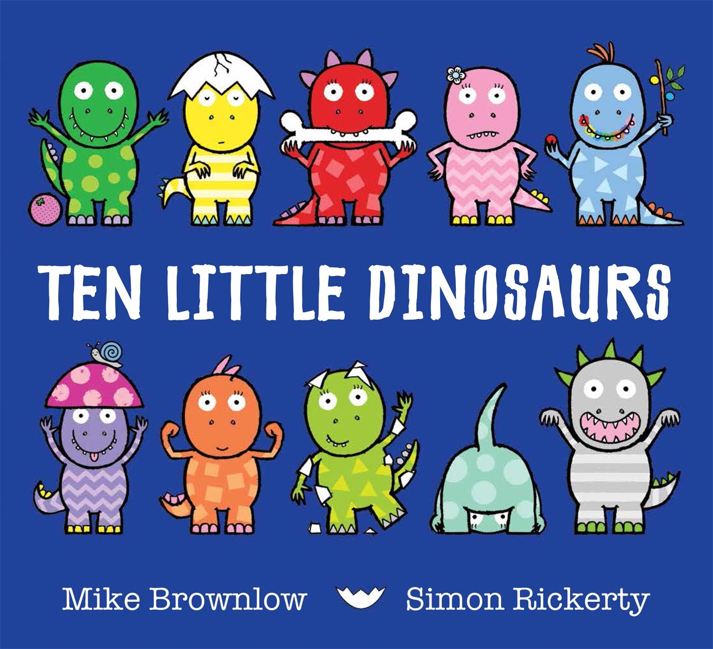 Vorderes Coverbild Ten Little Dinosaurs