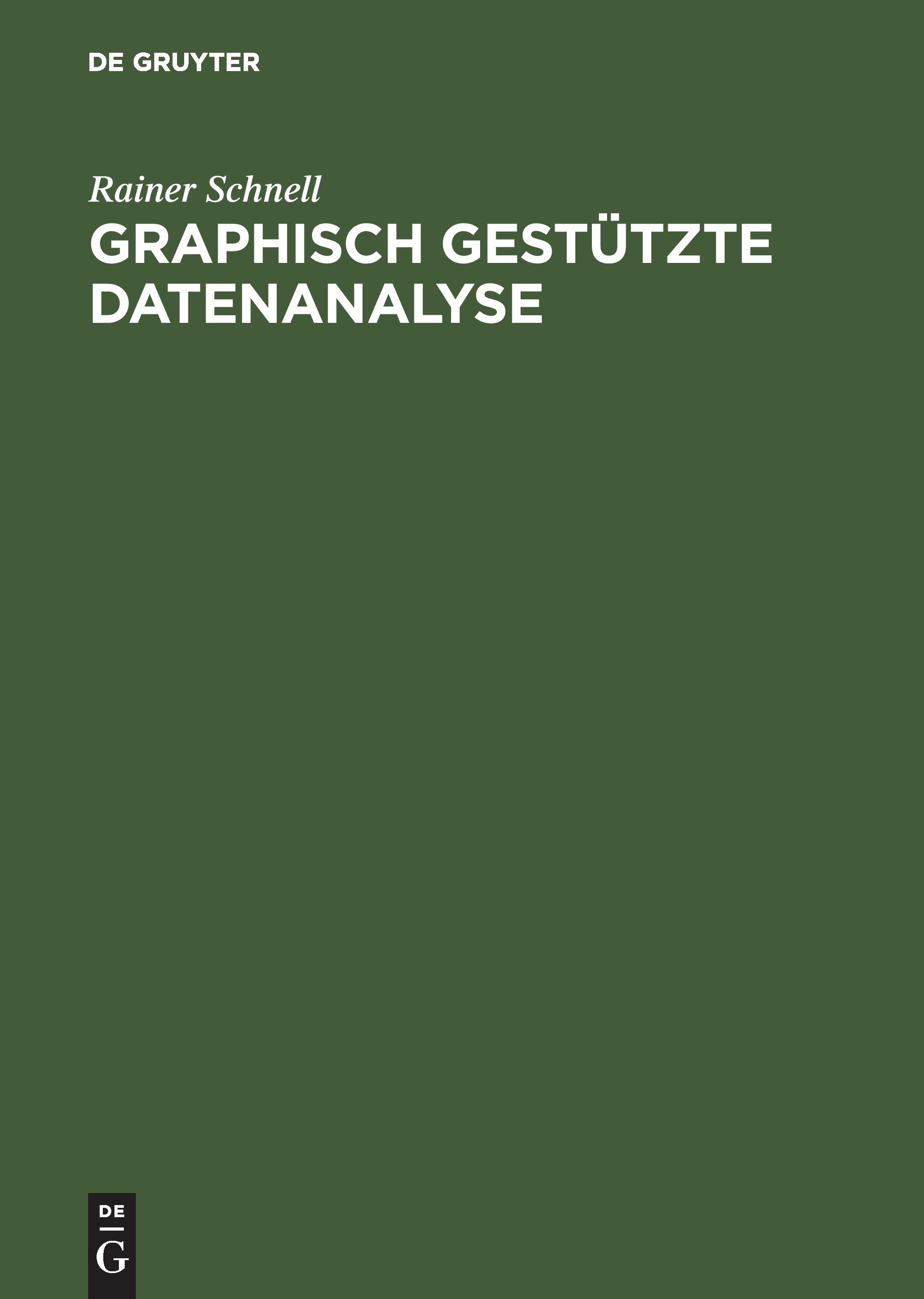 Vorderes Coverbild Graphisch gestützte Datenanalyse