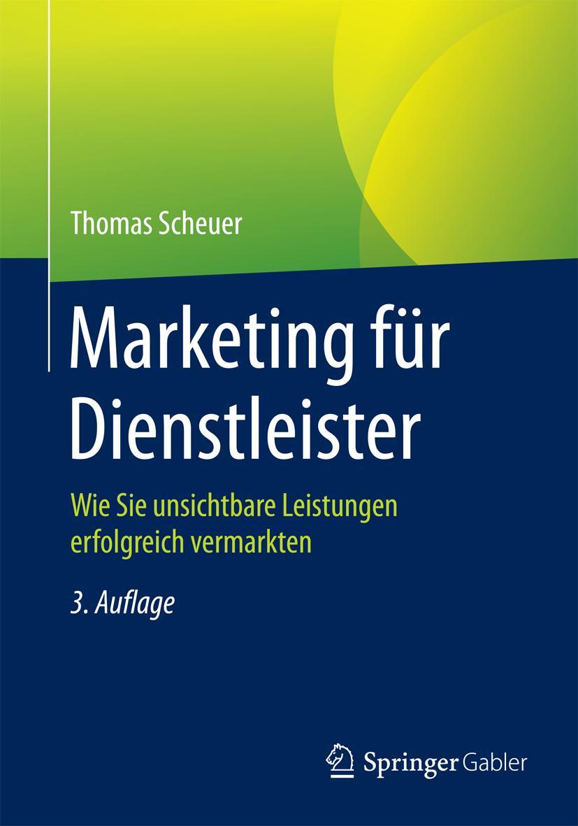 Vorderes Coverbild Marketing für Dienstleister