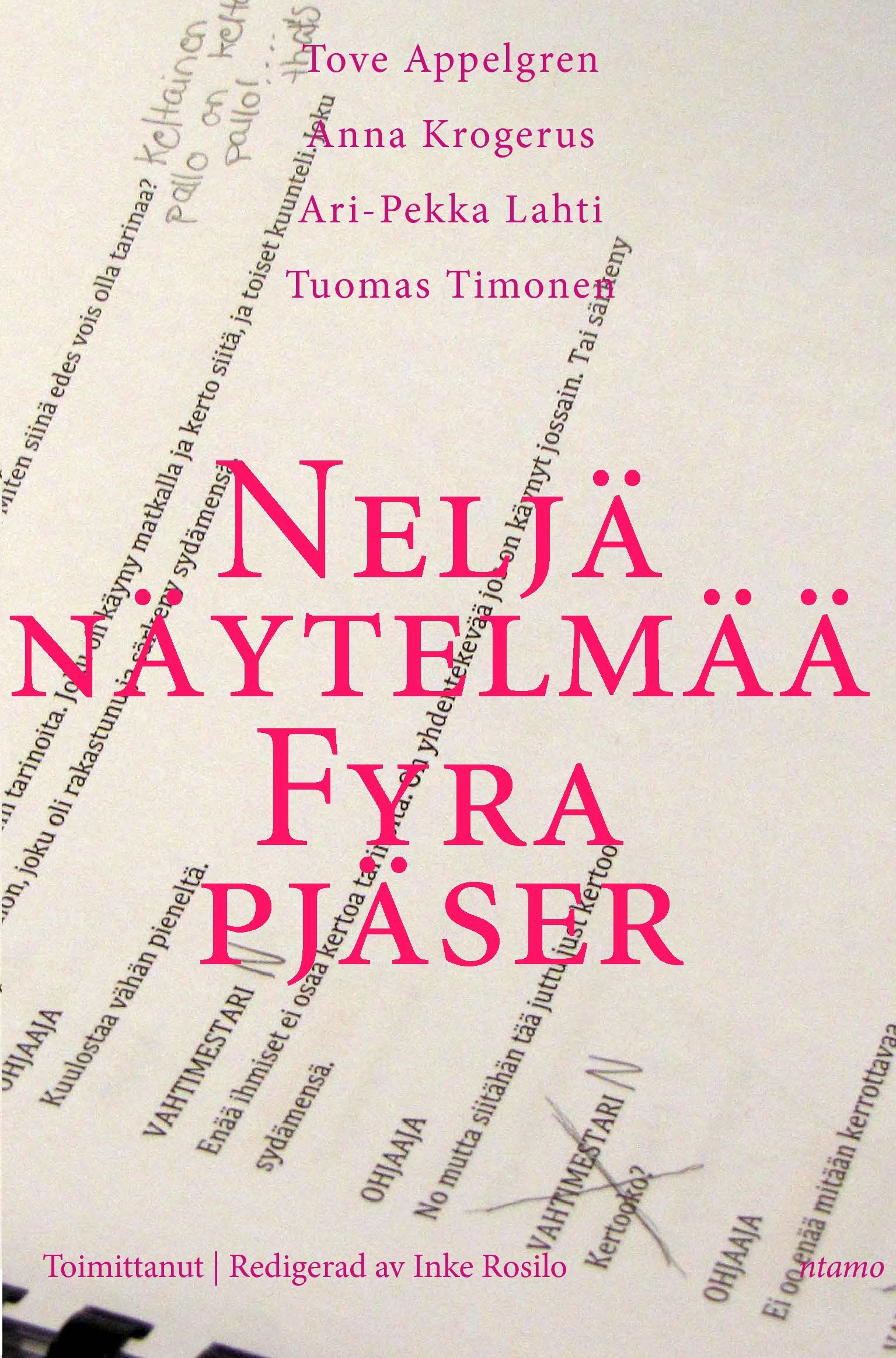 Vorderes Coverbild Neljä näytelmää | Fyra pjäser