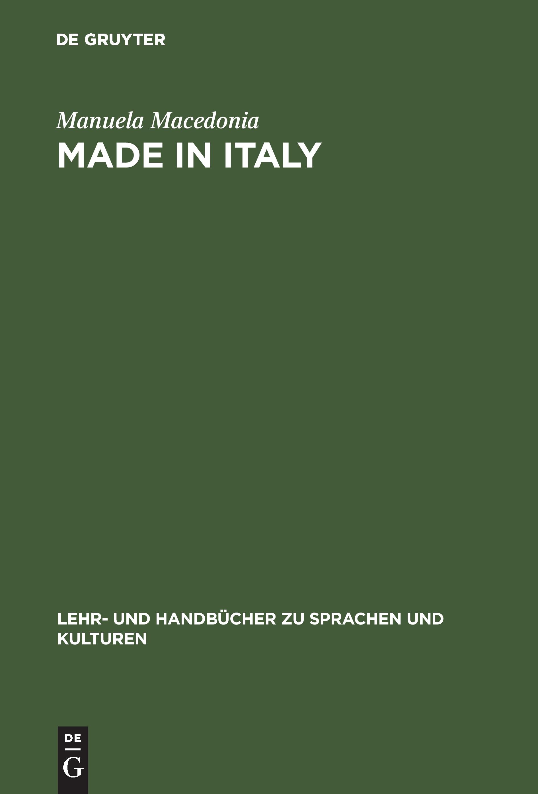 Vorderes Coverbild Made in Italy