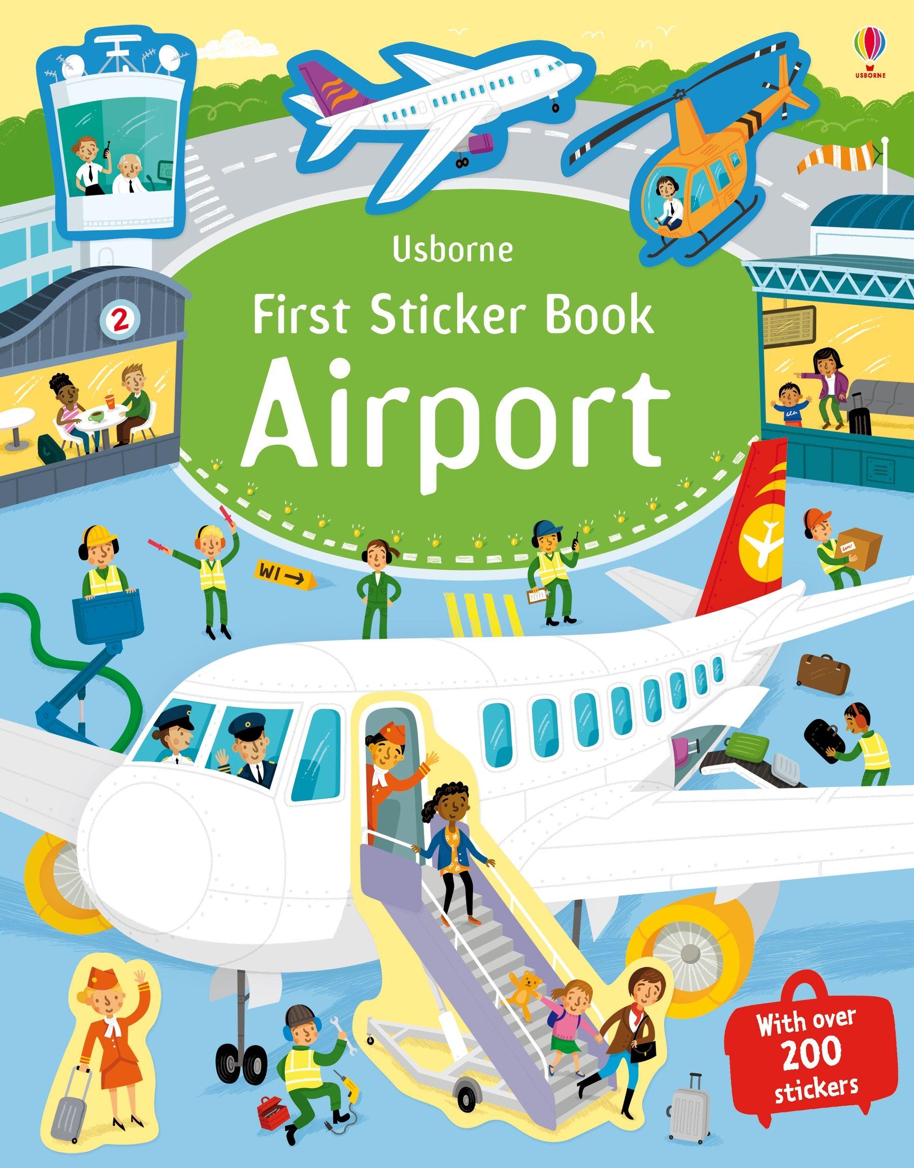 Vorderes Coverbild First Sticker Book: Airport