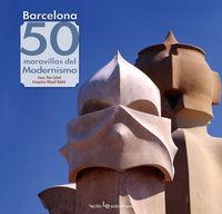 Vorderes Coverbild Barcelona : 50 maravillas del modernismo