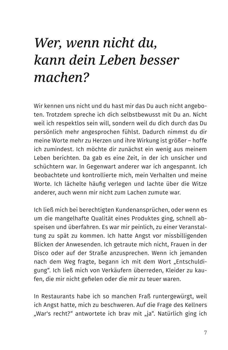 Beispielinhalt (Bild) Laß Dir nicht alles gefallen