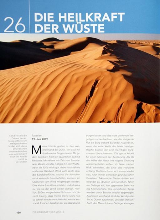Beispielinhalt (Bild) Der Wüstenmaler Carsten Westphal - Sand. Weite. Stille.