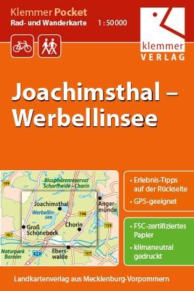 Vorderes Coverbild Joachimsthal - Werbellinsee 1 : 50 000