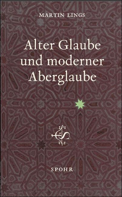 Vorderes Coverbild Alter Glaube und moderner Aberglaube