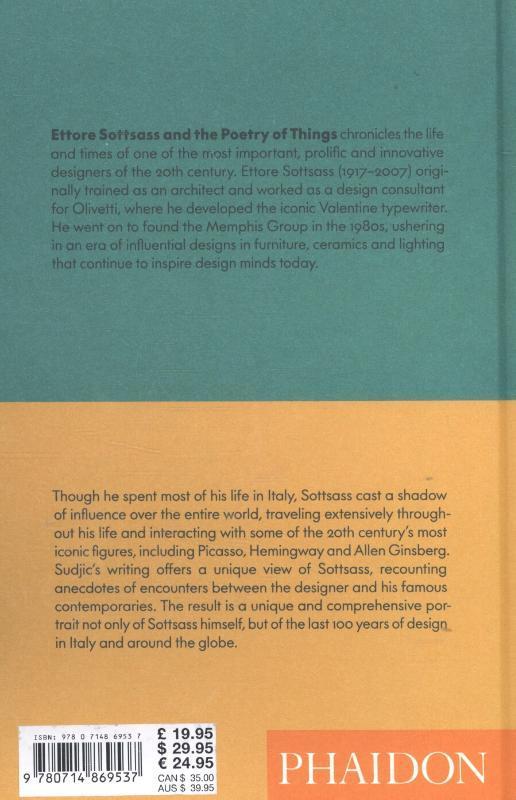 Rückseitencover Ettore Sottsass and the Poetry of Things