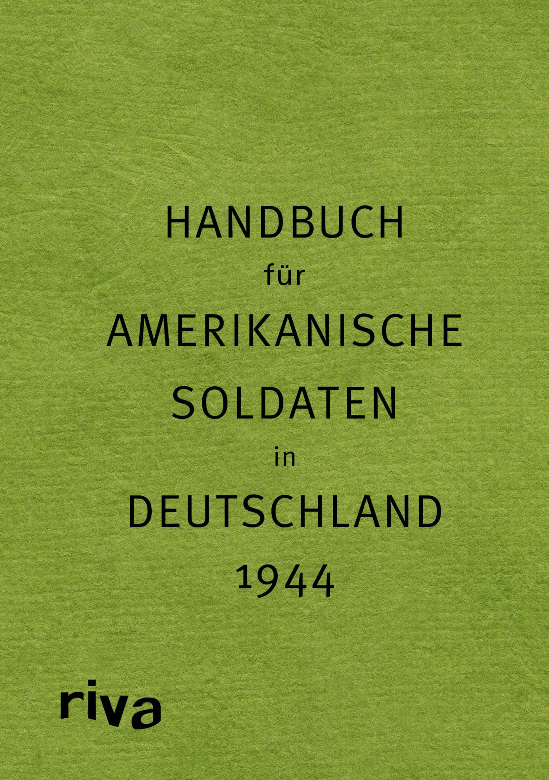 Vorderes Coverbild Pocket Guide to Germany - Handbuch für amerikanische Soldaten in Deutschland 1944