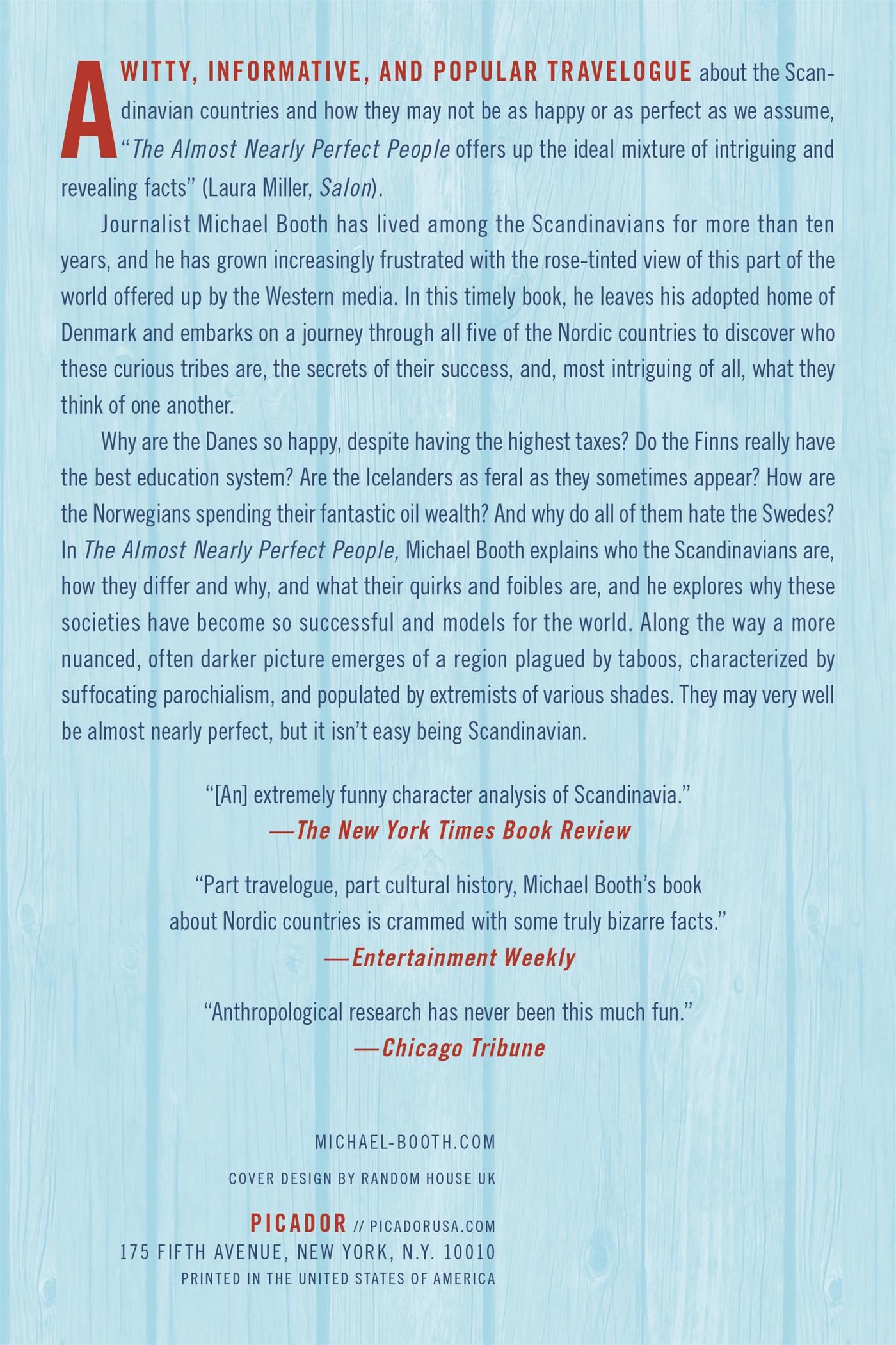 Rückseitencover The Almost Nearly Perfect People