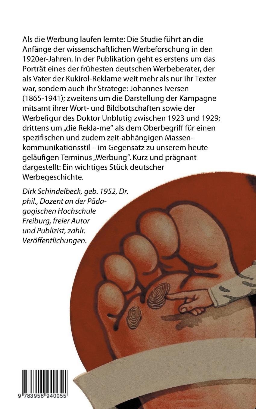 Rückseitencover Hühneraugenpflaster im Reklamerausch