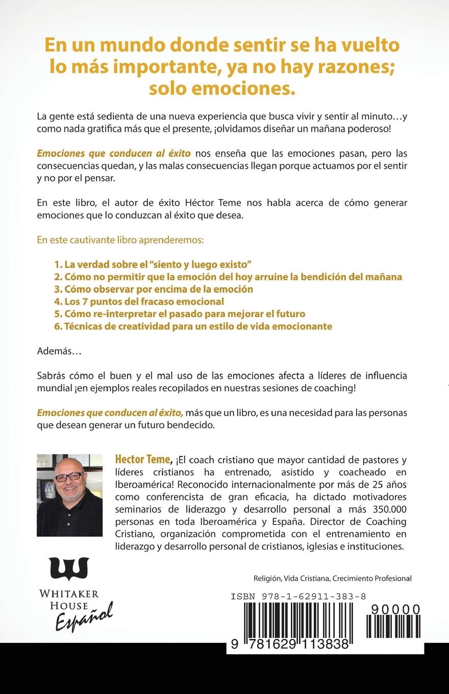 Rückseitencover Emociones Que Conducen Al Éxito