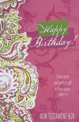 Vorderes Coverbild Gift New Testament-KJV-Birthday