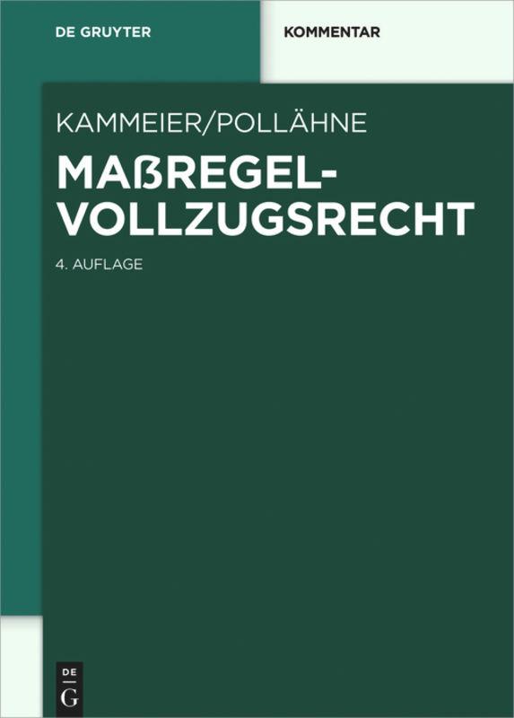 Vorderes Coverbild Maßregelvollzugsrecht