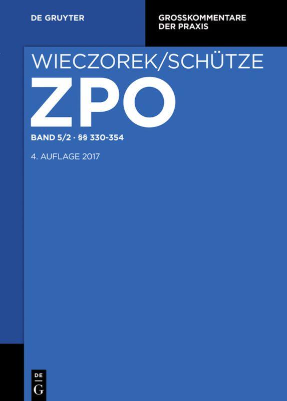 Vorderes Coverbild §§ 330-354