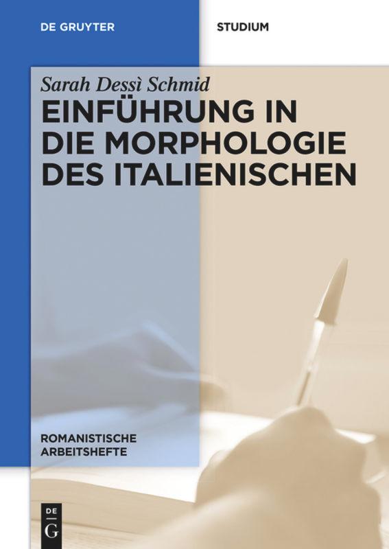 Vorderes Coverbild Einführung in die Morphologie des Italienischen