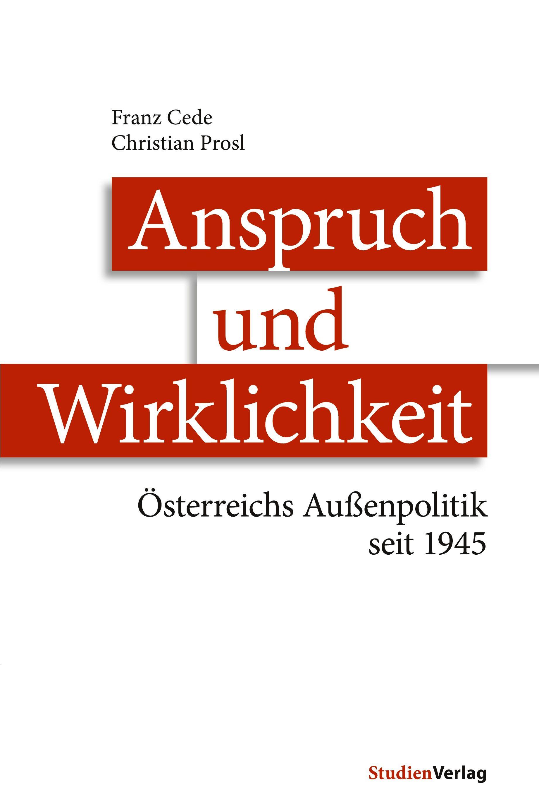 Vorderes Coverbild Anspruch und Wirklichkeit