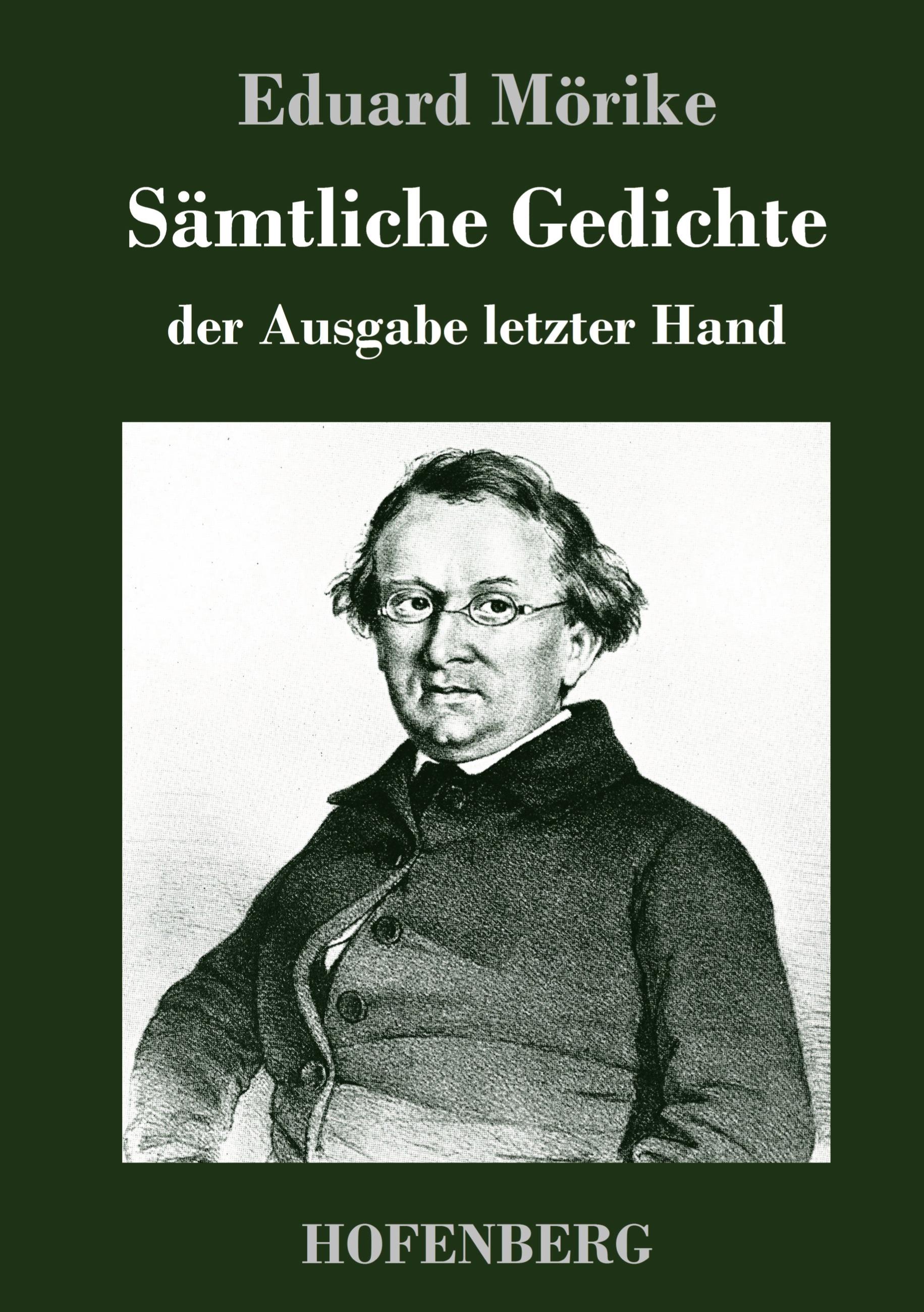 Vorderes Coverbild Sämtliche Gedichte der Ausgabe letzter Hand
