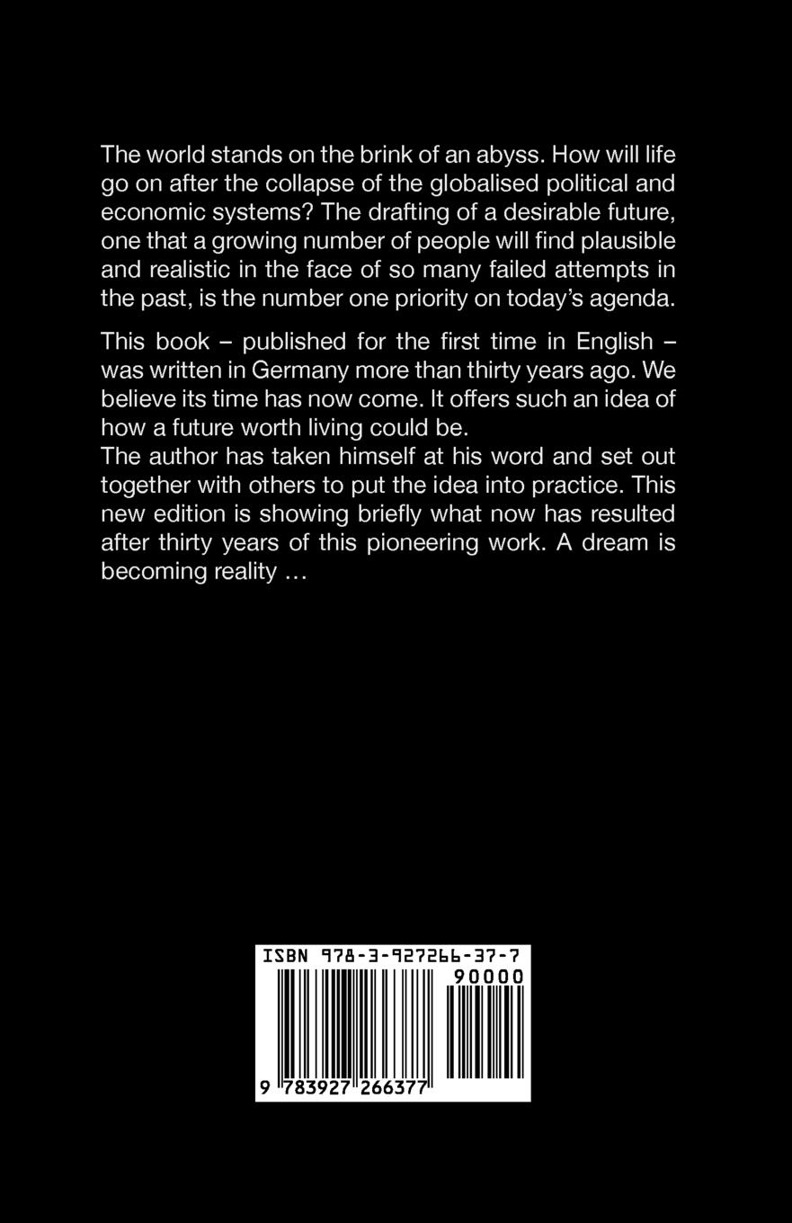 Rückseitencover Towards a New Culture