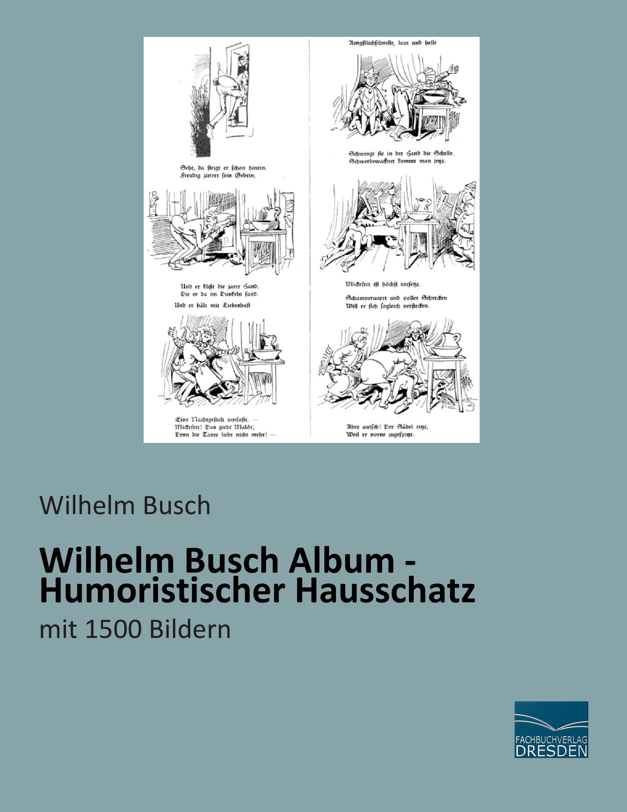 Vorderes Coverbild Wilhelm Busch Album - Humoristischer Hausschatz