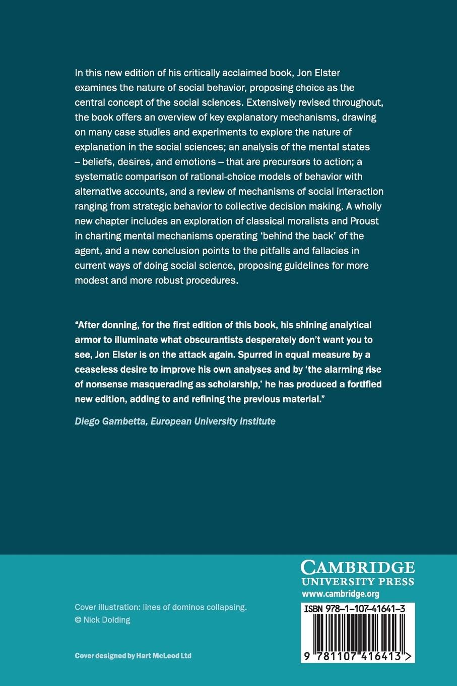 Rückseitencover Explaining Social Behavior