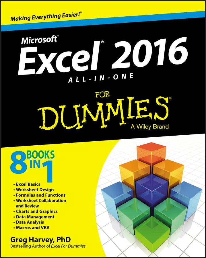 Vorderes Coverbild Excel 2016 All-in-One For Dummies