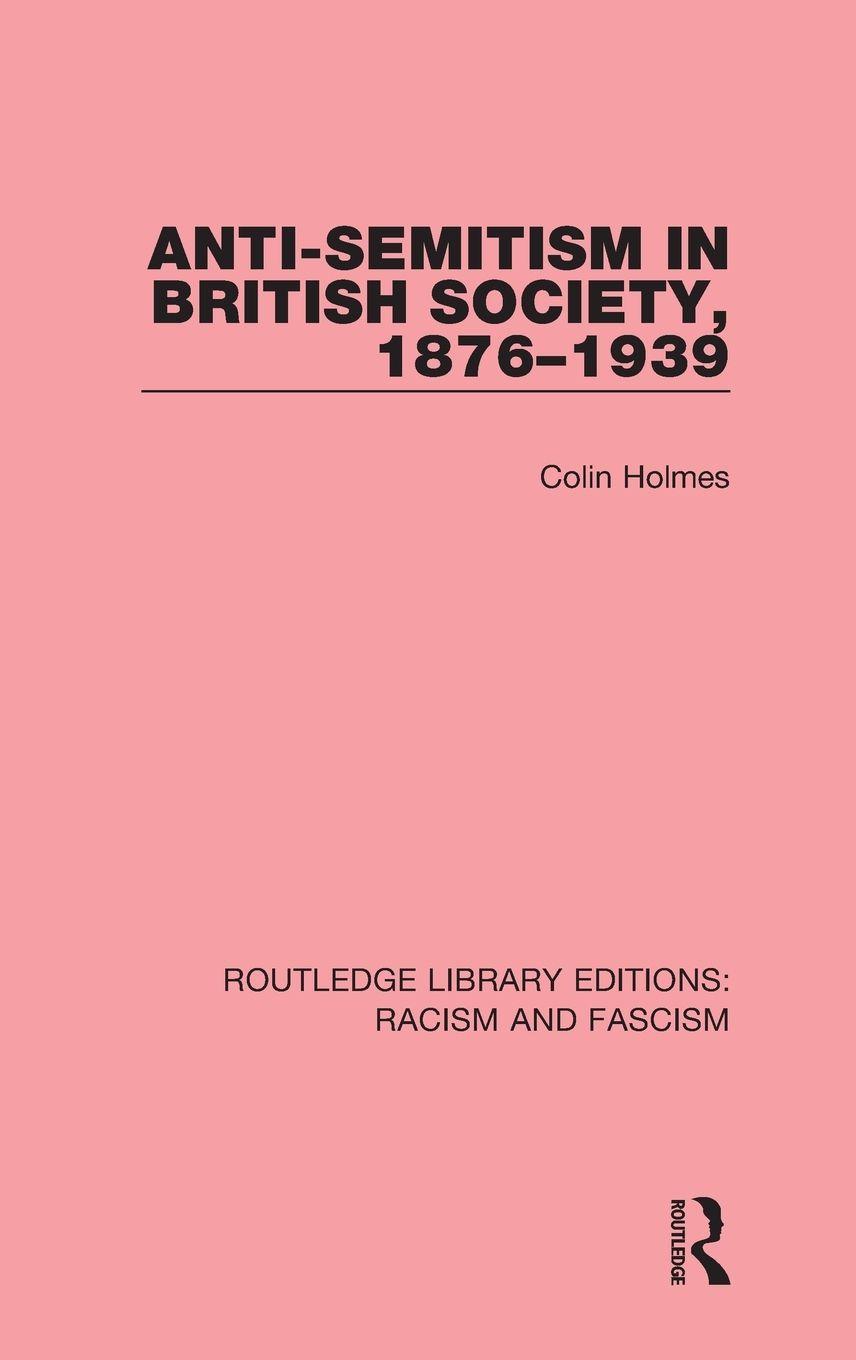 Vorderes Coverbild Anti-Semitism in British Society, 1876-1939