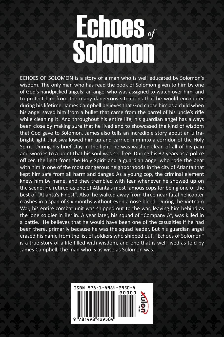 Rückseitencover Echoes of Solomon