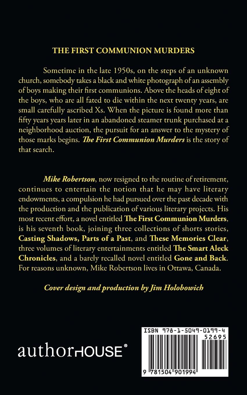 Rückseitencover The First Communion Murders