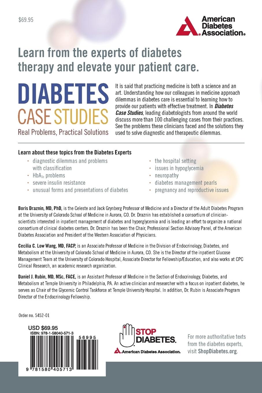 Rückseitencover Diabetes Case Studies