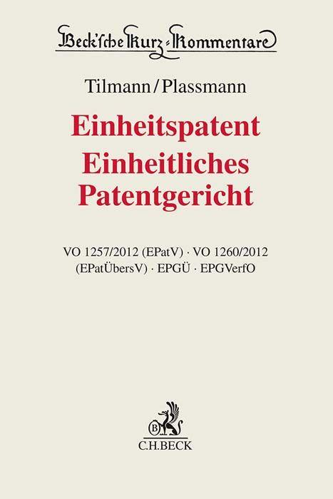 Vorderes Coverbild Einheitspatent, Einheitliches Patentgericht